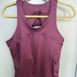 K-Swiss Plum Athletic Tank Top